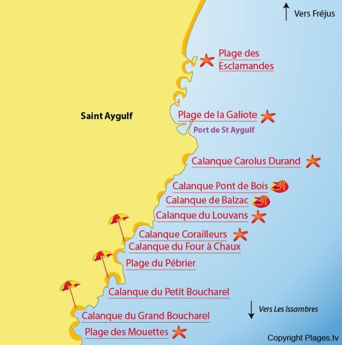 L'evasion, Vue Mer, Plages A Pied Appartement *
